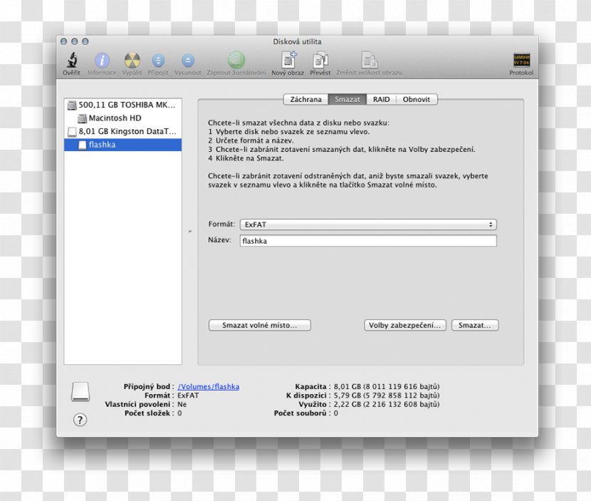 Computer Program MacOS Disk Utility USB Flash Drives - Macos - Apple Transparent PNG