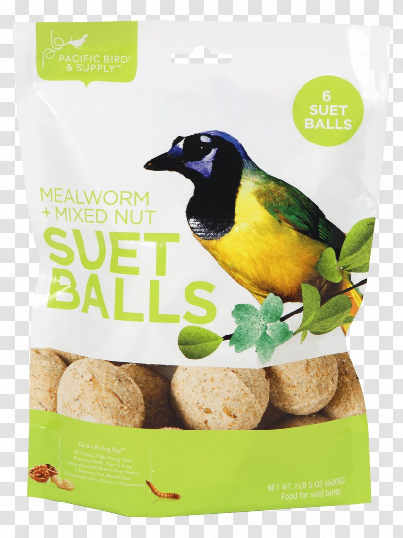 Bird Food Suet Cake Beak - Vegetarian Transparent PNG
