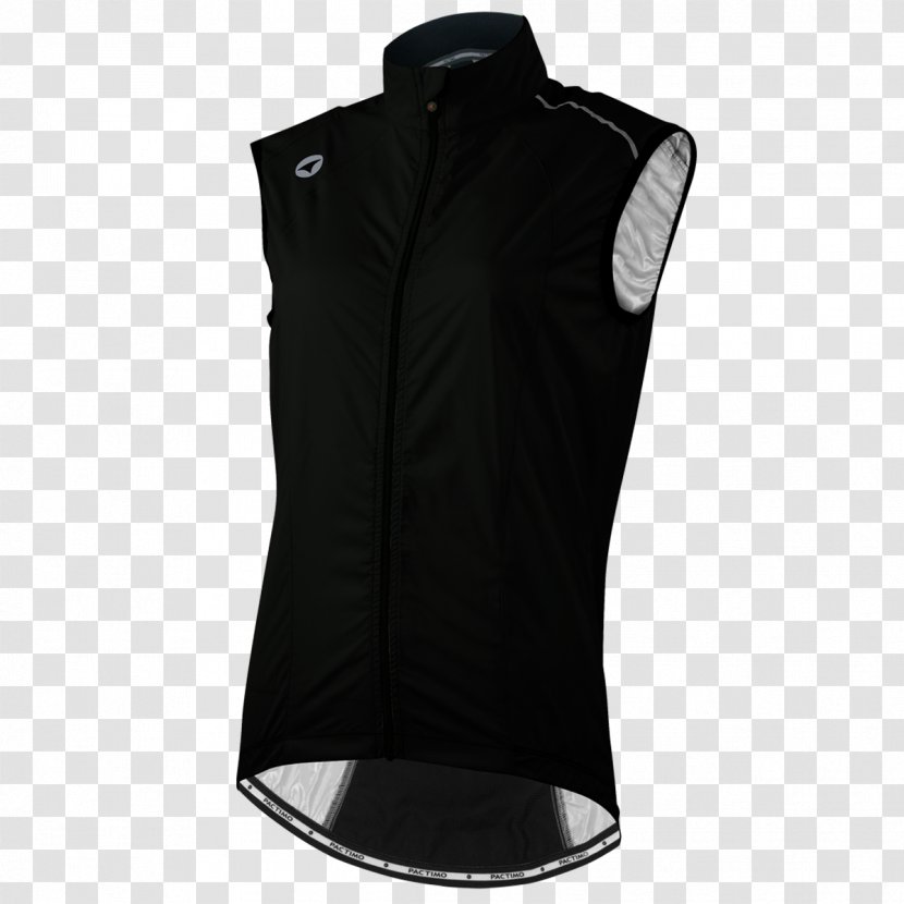 Gilets Sleeveless Shirt Black M - Jersey - Vest Transparent PNG