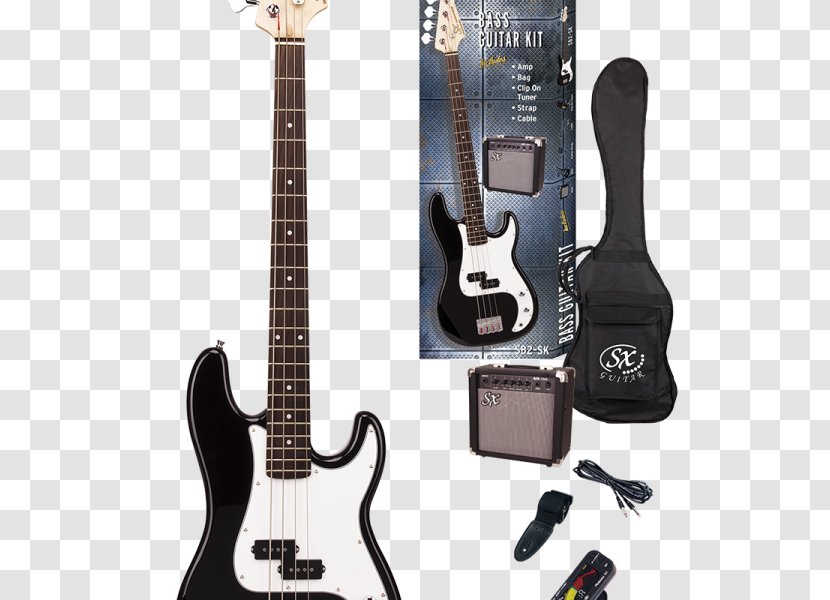 Fender Precision Bass Jaguar Guitar Double - Watercolor Transparent PNG
