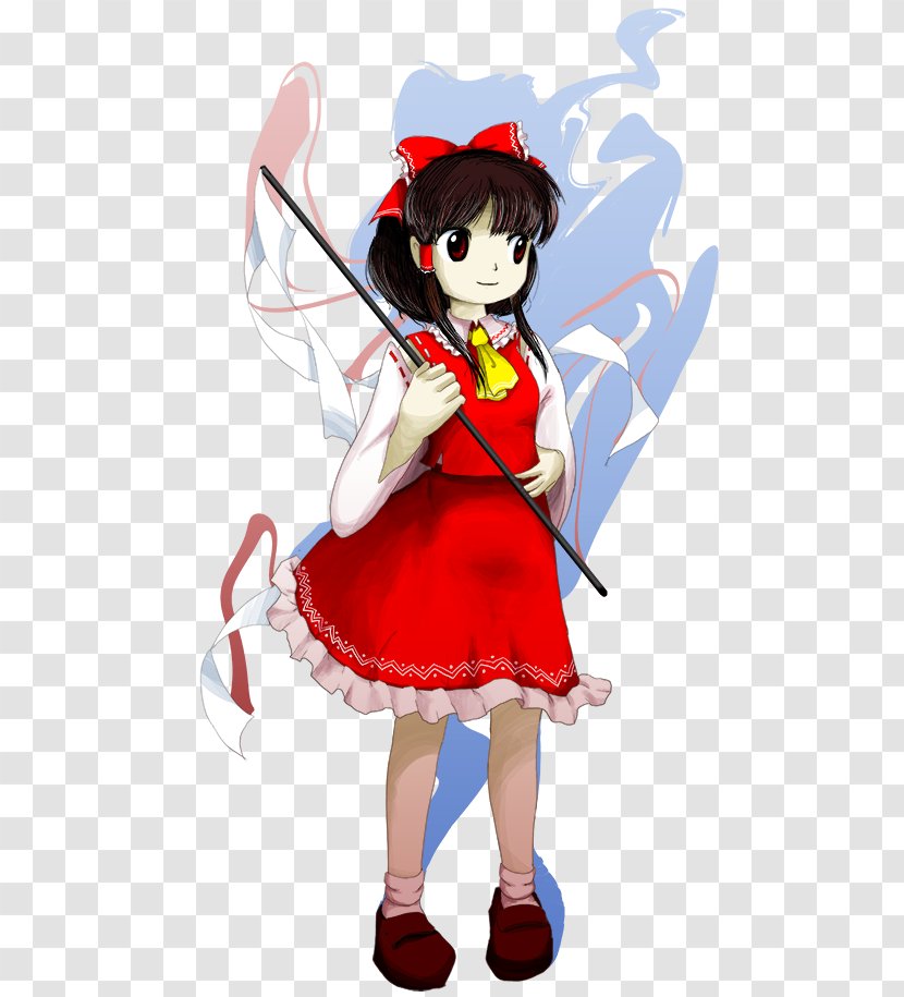Double Dealing Character Highly Responsive To Prayers The Embodiment Of Scarlet Devil Reimu Hakurei Team Shanghai Alice - Cartoon - Silhouette Transparent PNG