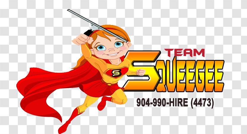 Squeegee Window Cleaner Fernandina Beach Room - Fictional Character Transparent PNG