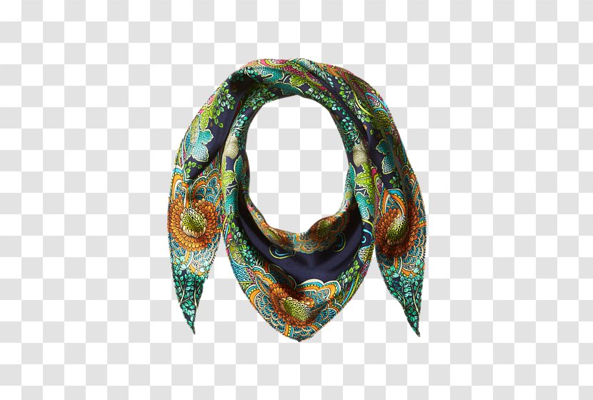 Visual Arts Scarf Turquoise - Stole Transparent PNG
