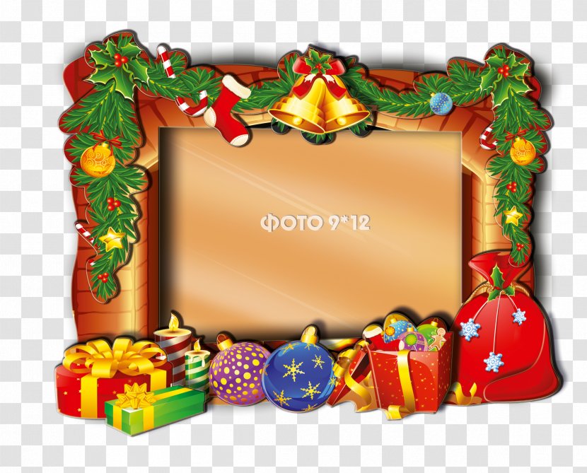 Picture Frames Toy Christmas Fireplace - Frame Transparent PNG