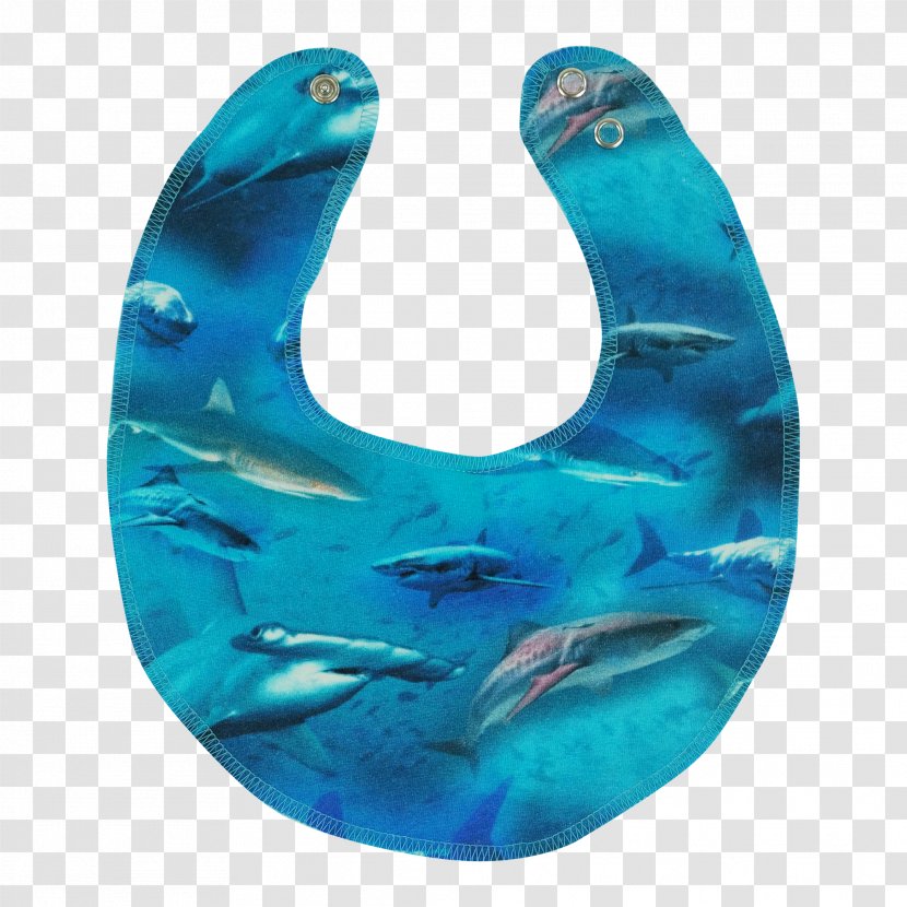 Turquoise Bib Cobalt Blue Teal Infant - Dolphin - BABY SHARK Transparent PNG