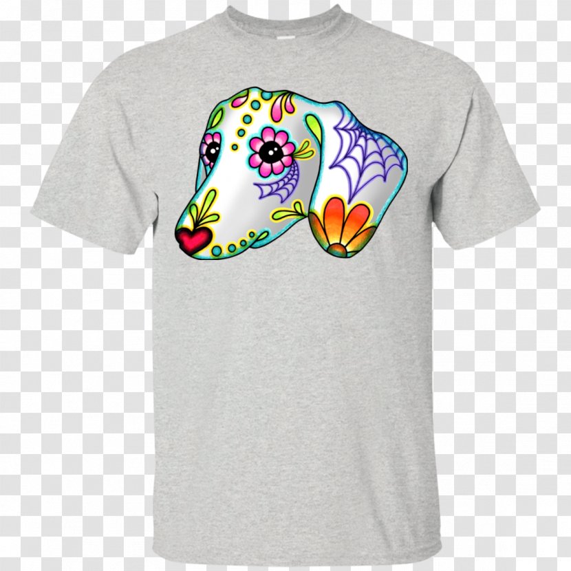 T-shirt Hoodie Dachshund Calavera Sweater - Clothing Transparent PNG