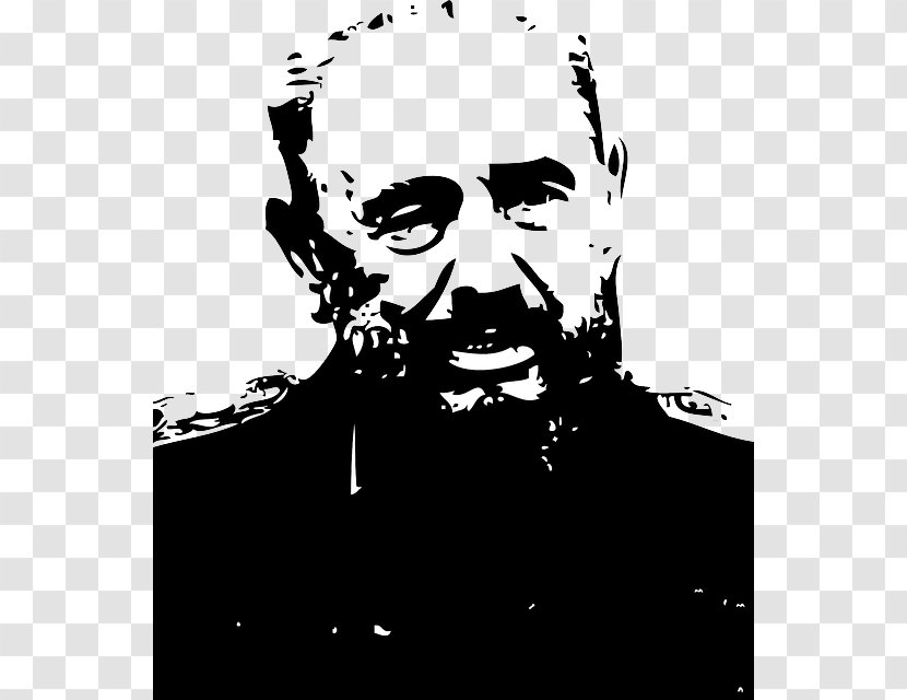 Black And White - Head Transparent PNG