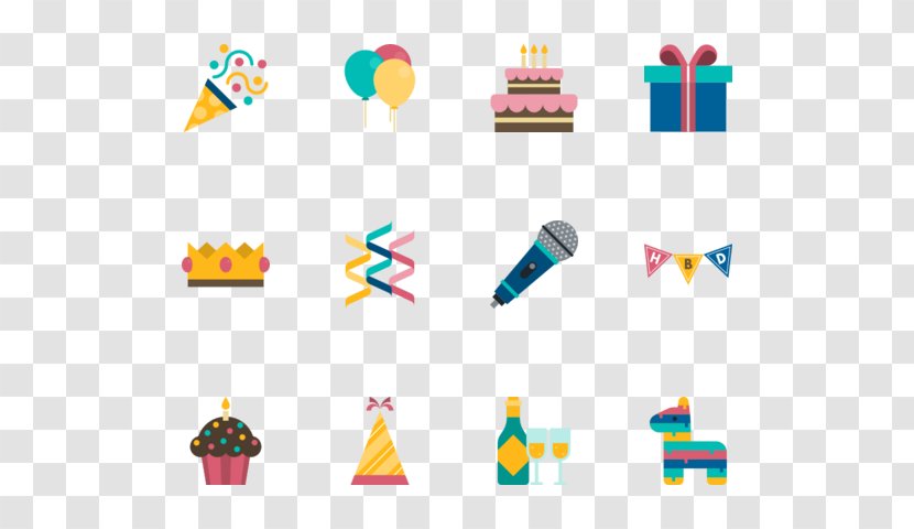 Birthday Cake Party Hat Clip Art - Balloon Transparent PNG