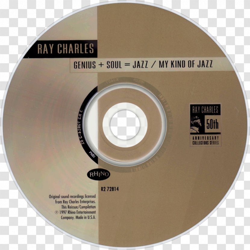 Compact Disc Genius & Soul: The 50th Anniversary Collection + Soul = Jazz Album Loves Company - Tree - Ray Charles Transparent PNG