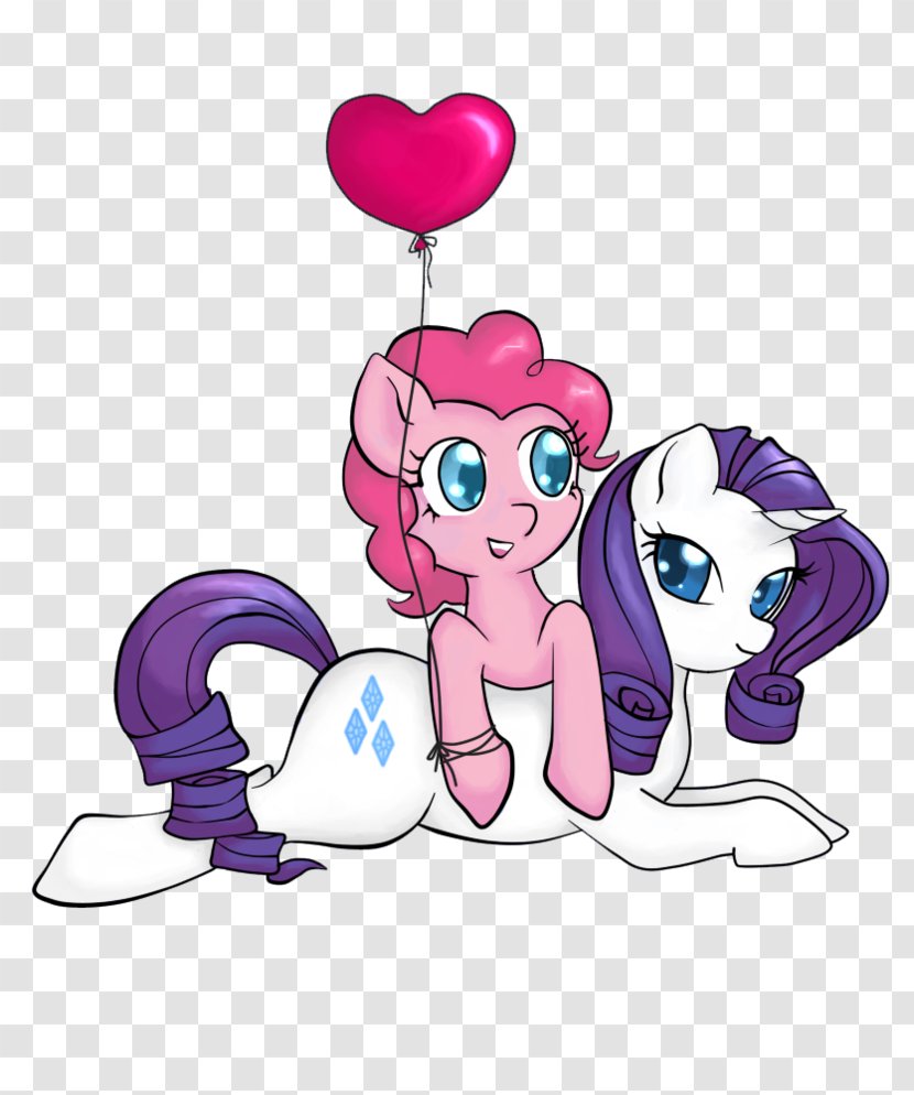 Pinkie Pie Rarity Balloon Horse DeviantArt - Heart Transparent PNG