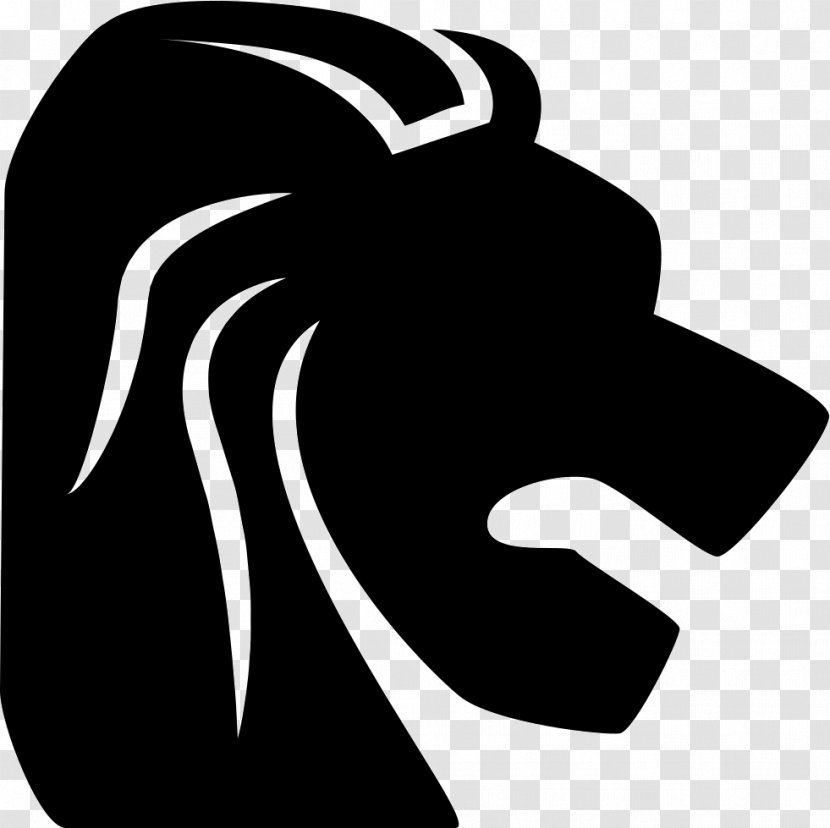 Leo Zodiac Astrological Sign Horoscope Cancer - Black And White - Lionhead Vector Transparent PNG