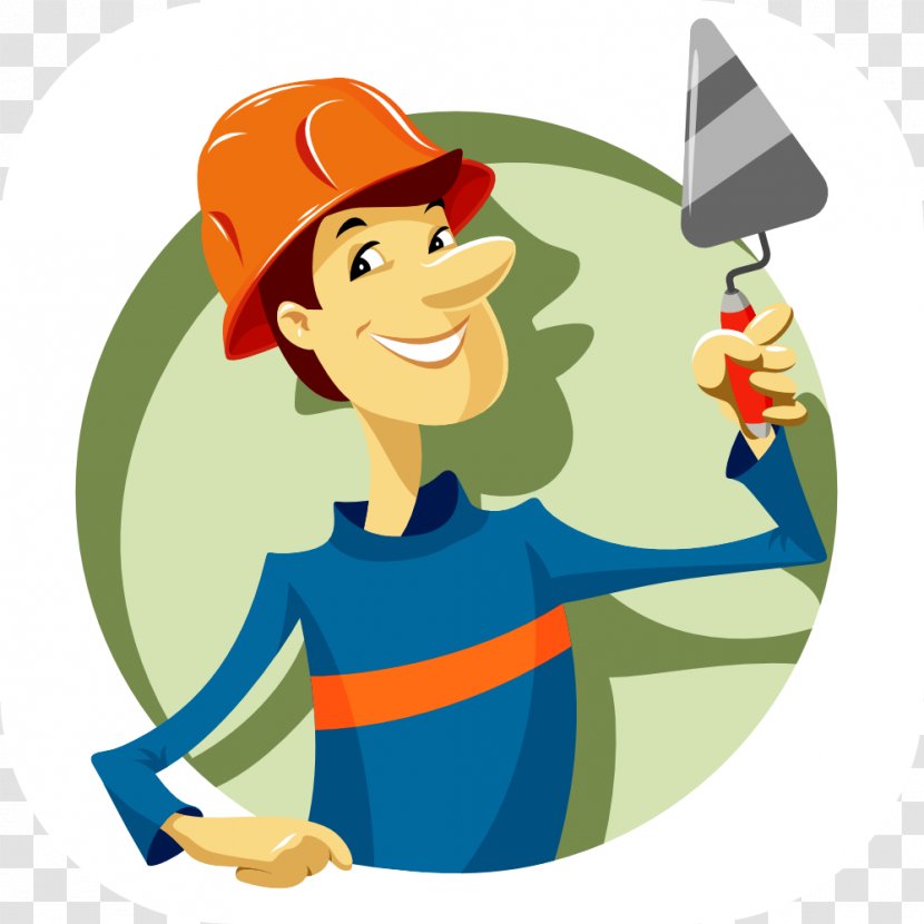 Bricklayer Masonry Trowel Architectural Engineering - Laborer - Male Transparent PNG