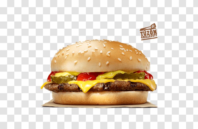 Burger King Cheeseburger Whopper Hamburger Big - Ham And Cheese Sandwich Transparent PNG