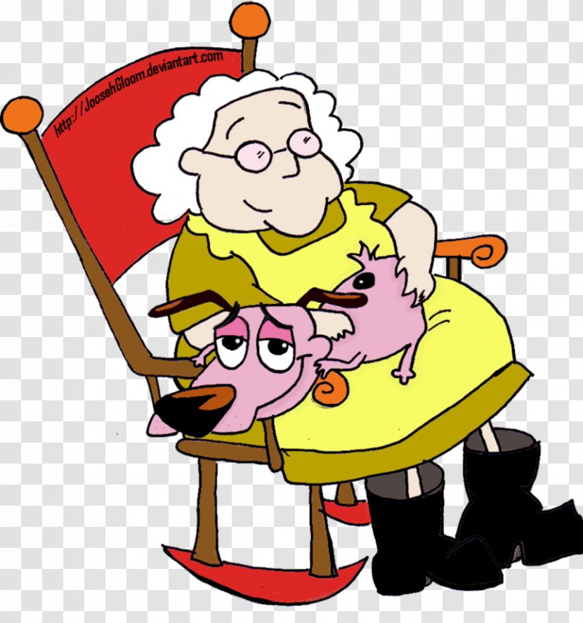 Dog Television Show Eustace Bagge Animation Courage - Cartoon Grandmother Transparent PNG