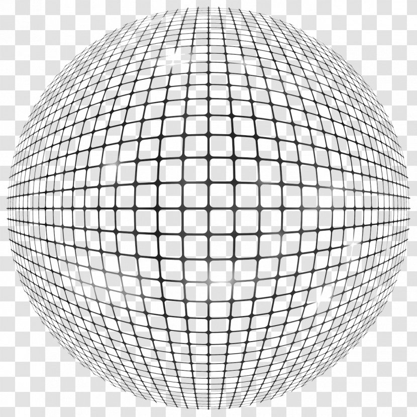 Globe Grid Sphere - Black And White - Clothes Transparent PNG