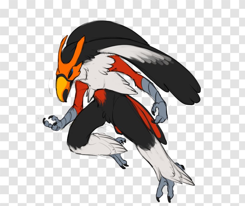 Blaziken Secretarybird Beak Pokémon - Mythical Creature - Bird Transparent PNG