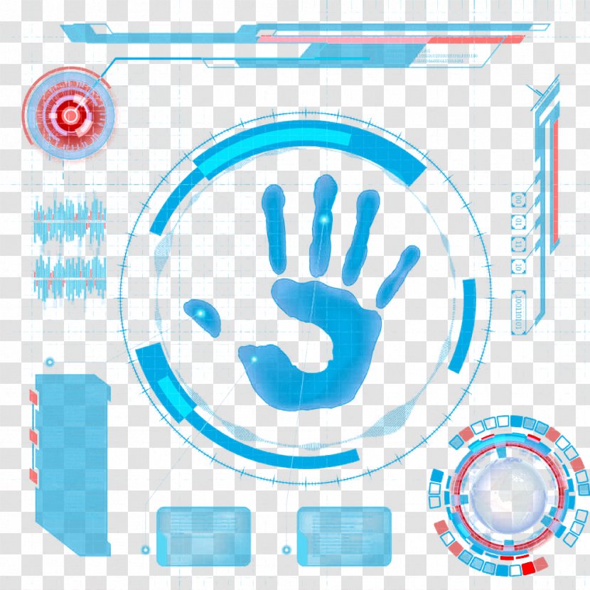 Blue Icon - Number - Recognition Of Science And Technology Light Effect Transparent PNG