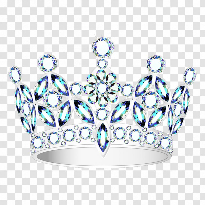 Sapphire Diamond Gemstone - Crown - Picture Material Transparent PNG