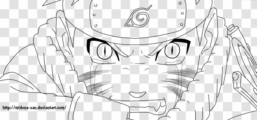 Naruto Uzumaki Line Art Sasuke Uchiha Sarada Sketch - Cartoon Transparent PNG