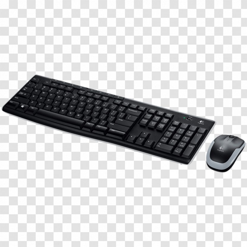 Computer Keyboard Mouse Wireless Logitech K270 - Multimedia Transparent PNG