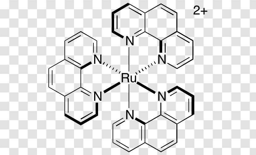 Tris(bipyridine)ruthenium(II) Chloride 2,2'-Bipyridine Phenanthroline Ferroin - Text - Iron Transparent PNG