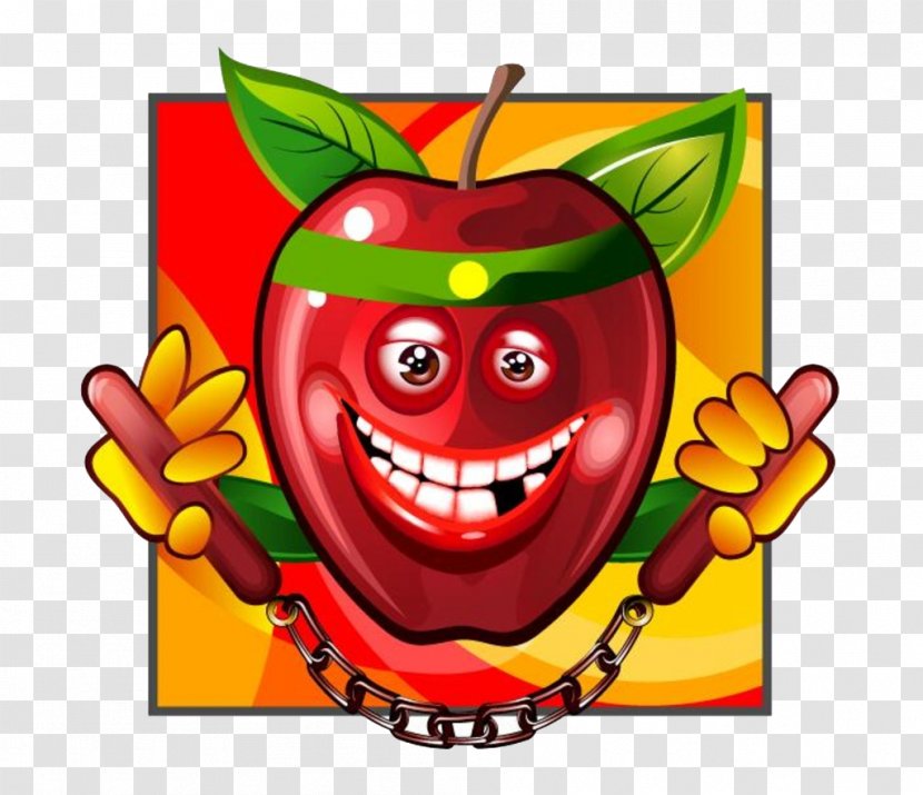 Cartoon Apple - Food - Apples Transparent PNG
