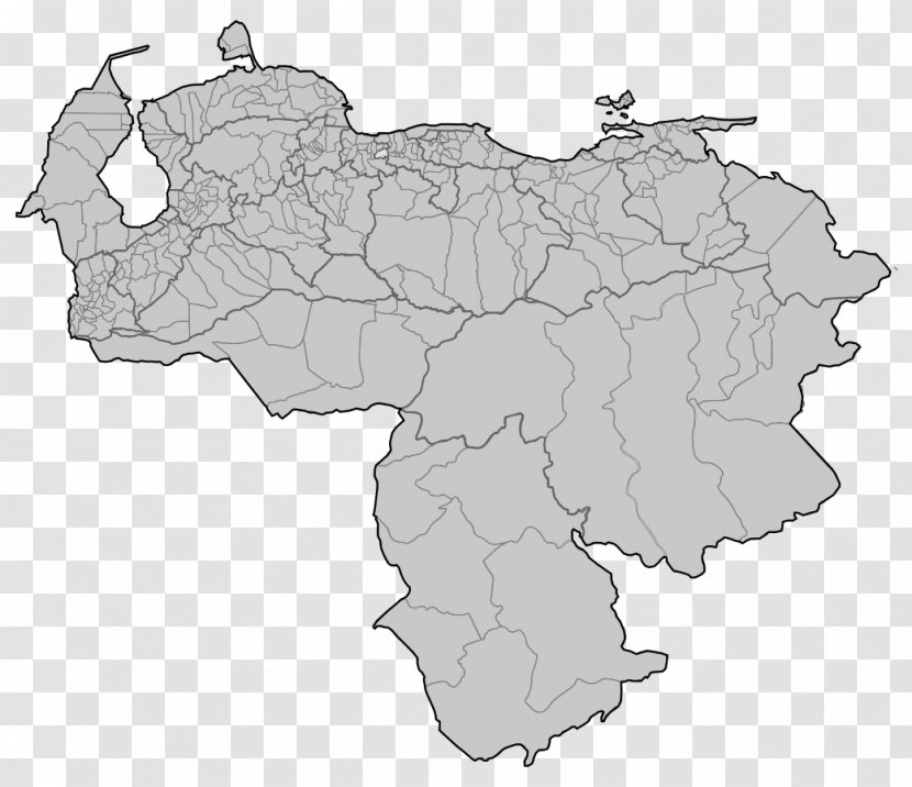 Municipalities Of Venezuela Capital District State United States Map - Area Transparent PNG