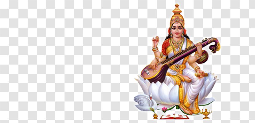 Lakshmi Basar, Telangana Saraswati Devi Goddess - Figurine Transparent PNG