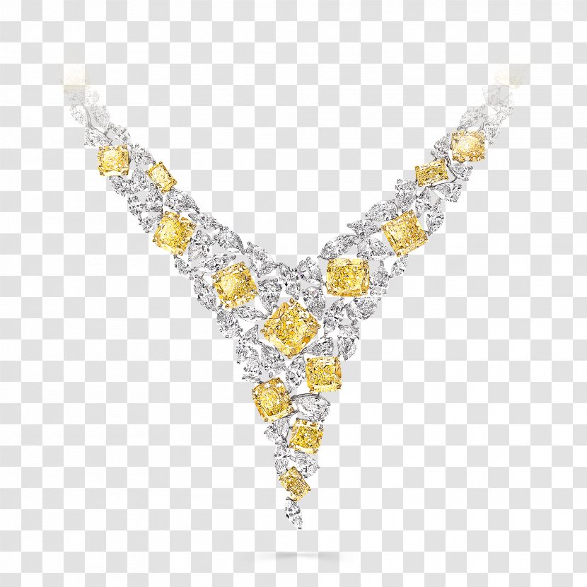 Necklace Diamond Yellow Jewellery Vector Graphics Transparent PNG