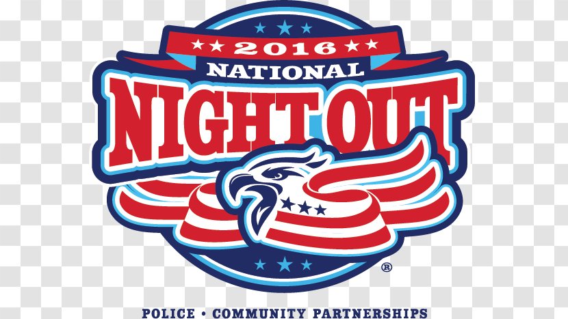 2016 National Night Out Police 2 August Neighborhood Watch Crime - Brand - Concert Transparent PNG