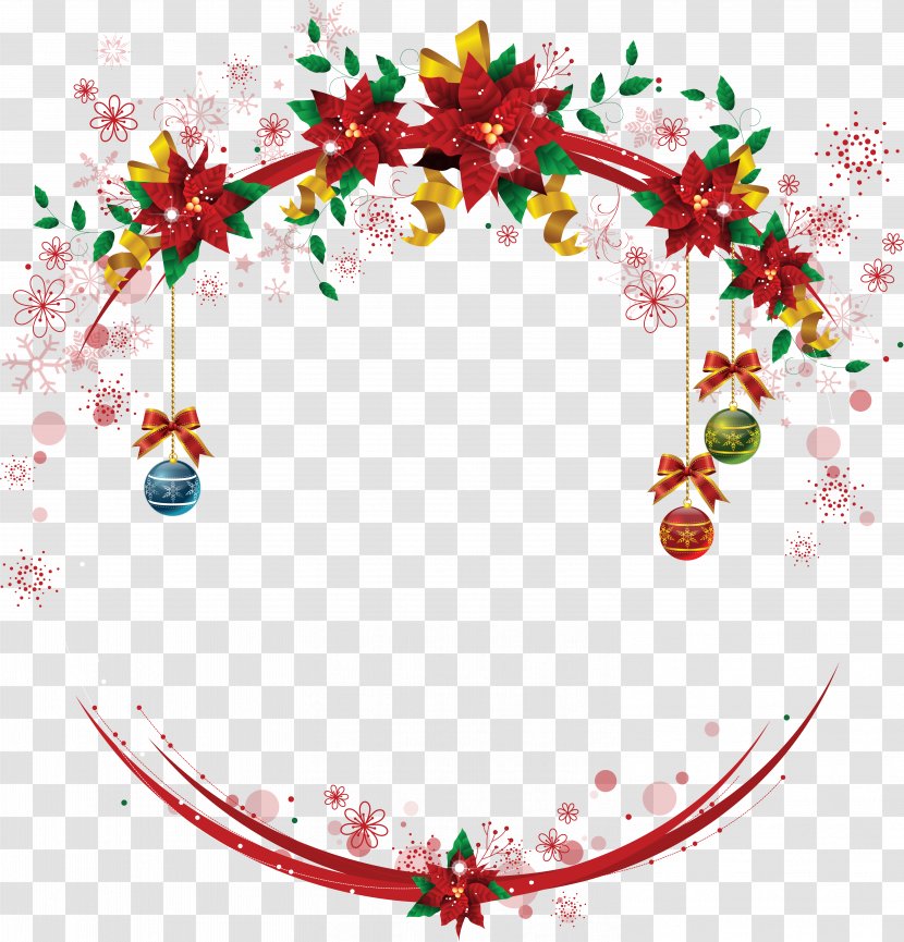 Christmas Decoration Snowflake Ornament - Petal - Wreath Transparent PNG