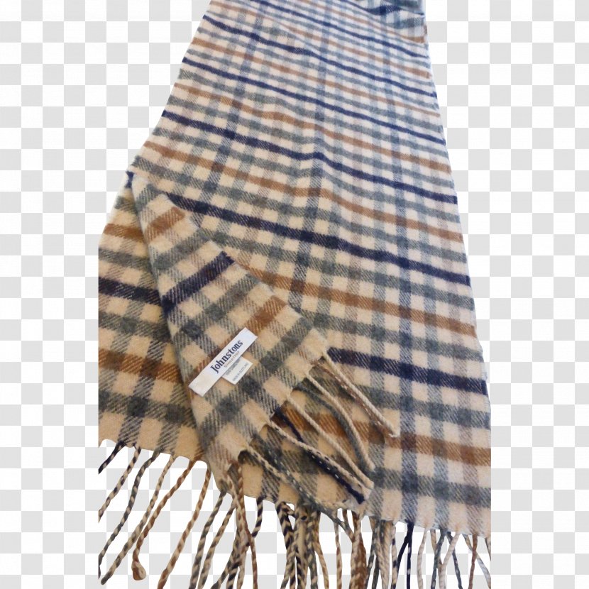 Johnstons Of Elgin Scarf Tartan Camel Hair - Fringe - Beige Transparent PNG