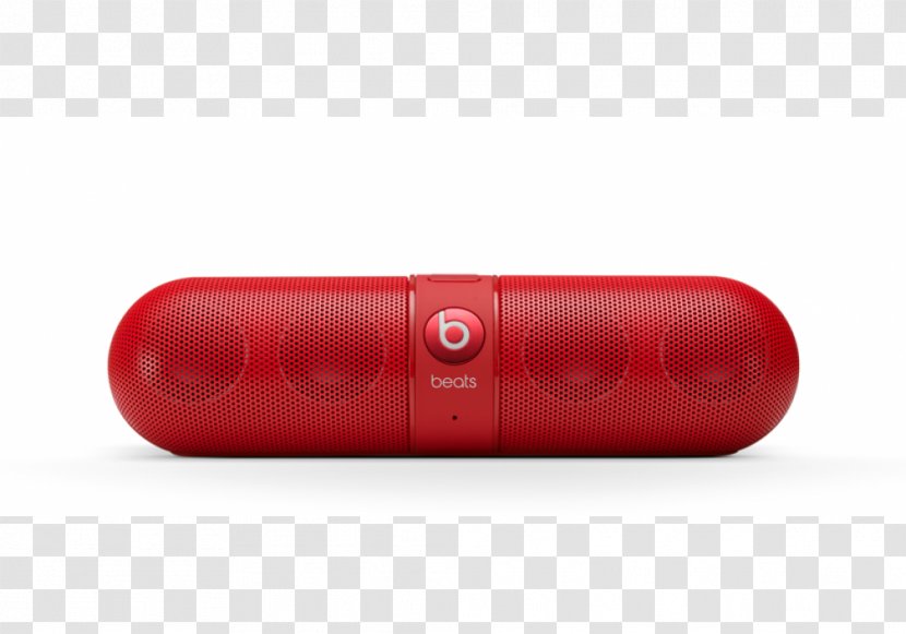 Beats Electronics - Red - Pill Transparent PNG