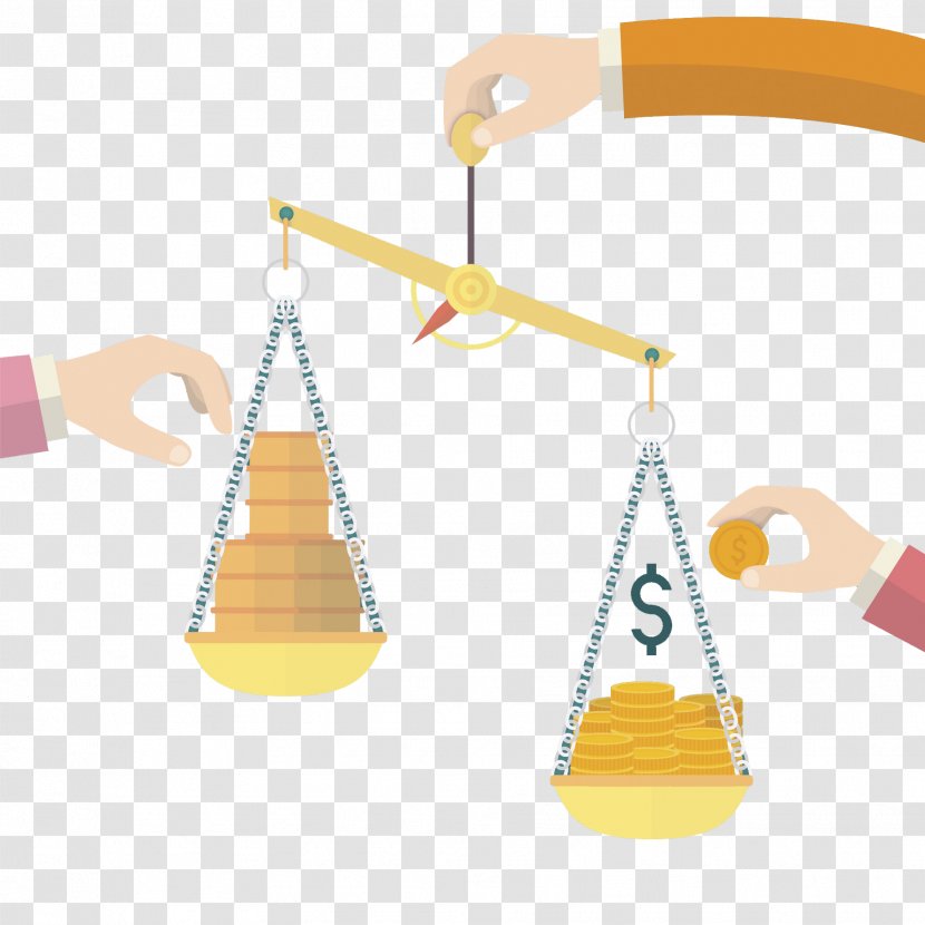 Drawing Animation - Weighing Scale - Gold Balance Transparent PNG