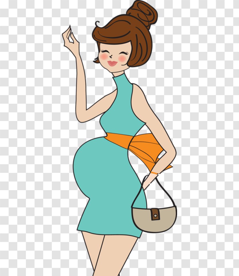 Woman Pregnancy Drawing - Tree Transparent PNG
