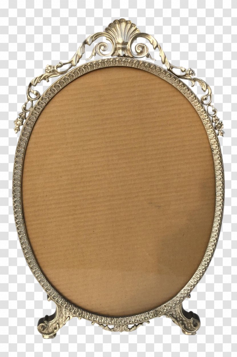 Art Deco Frame - Antique - Metal Makeup Mirror Transparent PNG