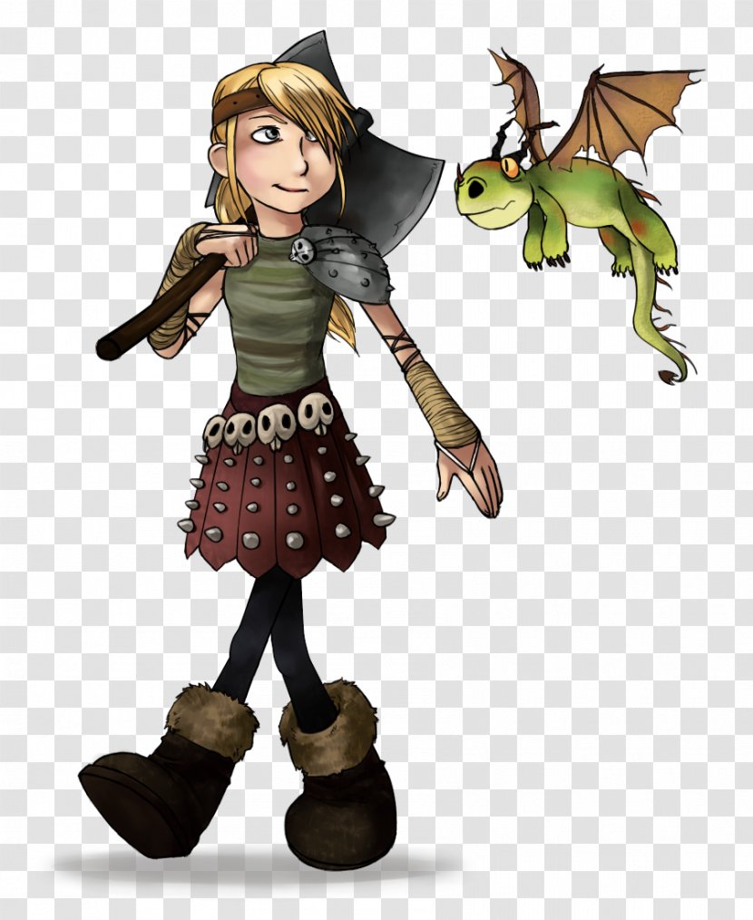 Astrid How To Train Your Dragon Drawing Art - Mythical Creature - Action Toy Figures Transparent PNG
