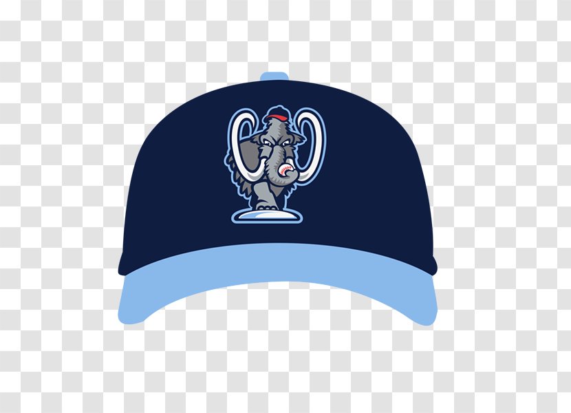 Baseball Cap Brand - Electric Blue - Woolly Mammoth Transparent PNG