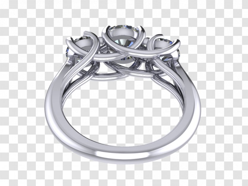 Engagement Ring Diamond Jewellery Gold - Platinum Transparent PNG