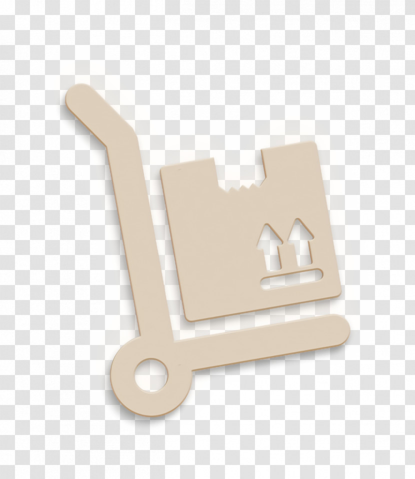 Go Shopping Icon Box Package On A Cart Icon Cart Icon Transparent PNG
