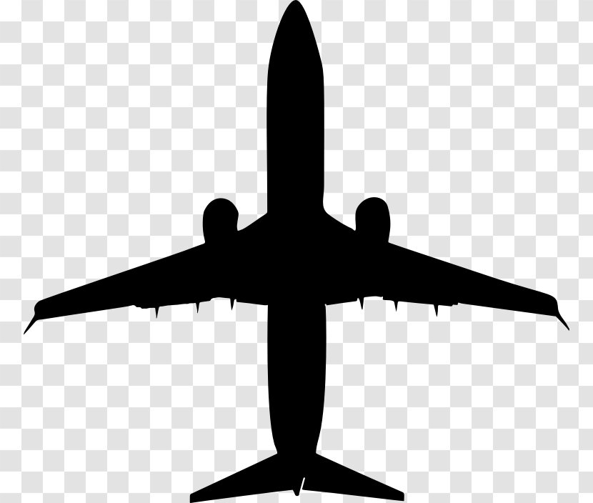 Airplane Silhouette Clip Art - Air Travel - Plane Figures Material Transparent PNG