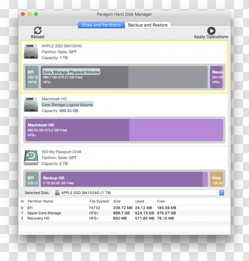 Computer Program Disk Partitioning Hard Drives MacOS Paragon Software Group - Web Page Transparent PNG