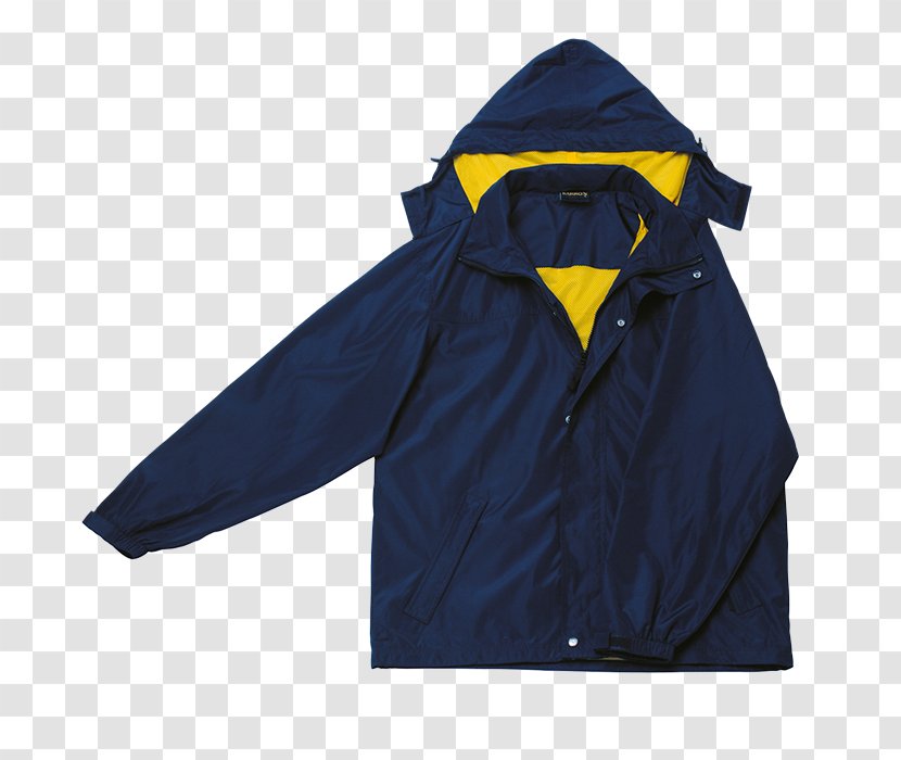 T-shirt Outerwear Jacket Hood Cobalt Blue - Beauty Chef Transparent PNG