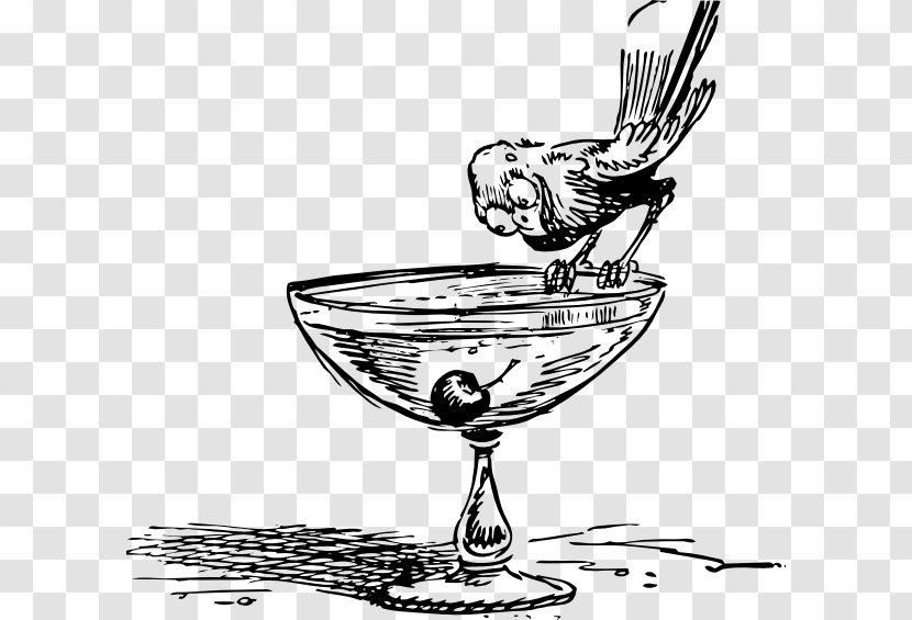 Cocktail Martini Drink Clip Art - Party - Bird Water Cliparts Transparent PNG