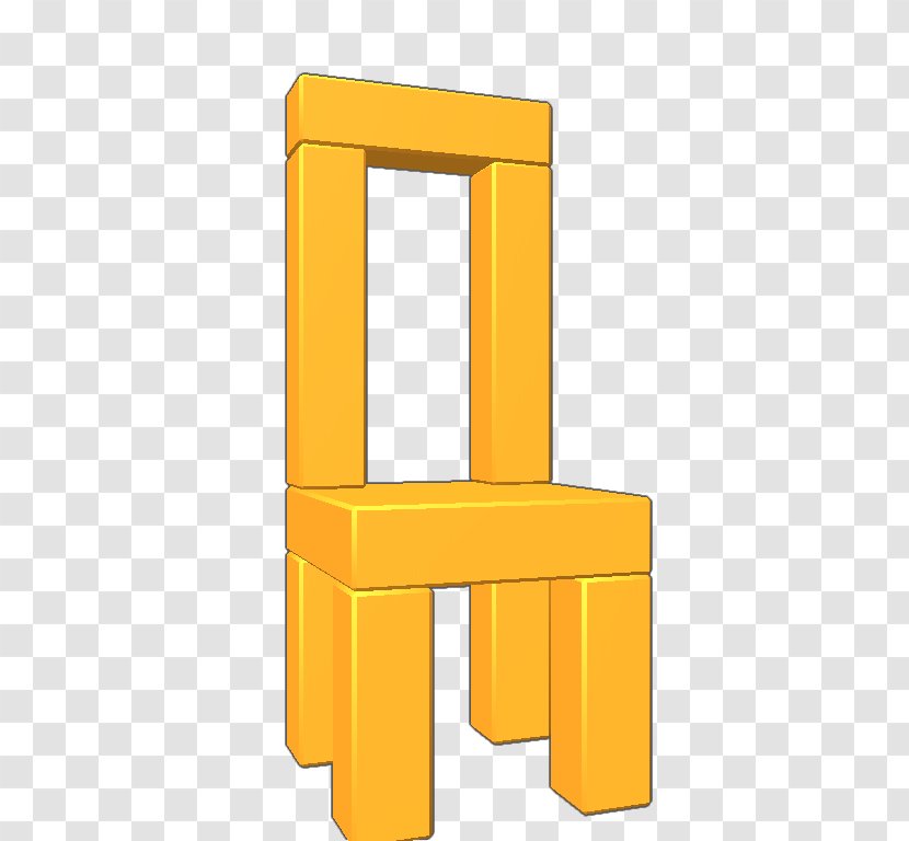 Chair Blocksworld Font - Symbol - Car Profile Transparent PNG