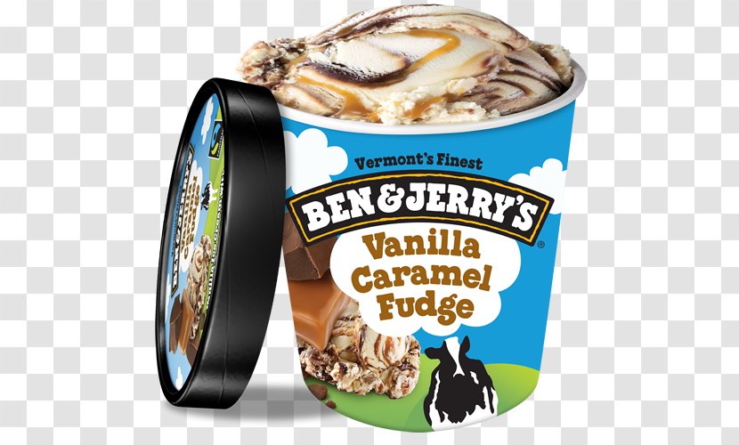 Chocolate Ice Cream Cherry Garcia Frozen Yogurt Ben & Jerry's - Caramel Transparent PNG