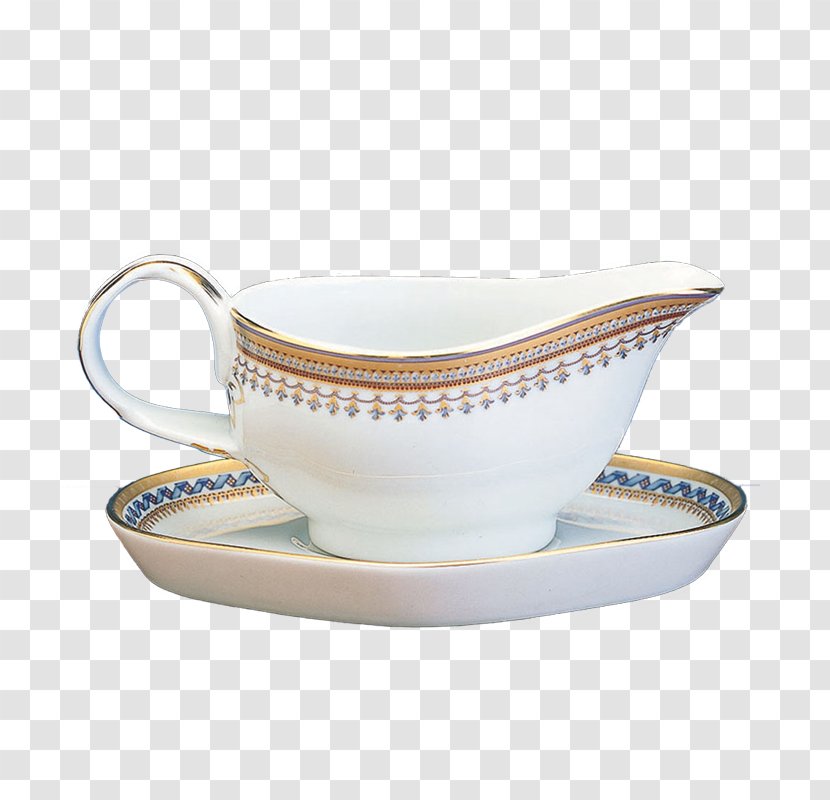 Gravy Boats Coffee Cup Porcelain Plate Saucer Transparent PNG
