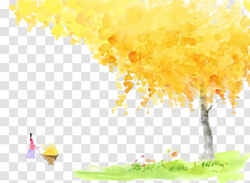 Maple Leaf Illustration - Tree - Autumn Picture Material Transparent PNG