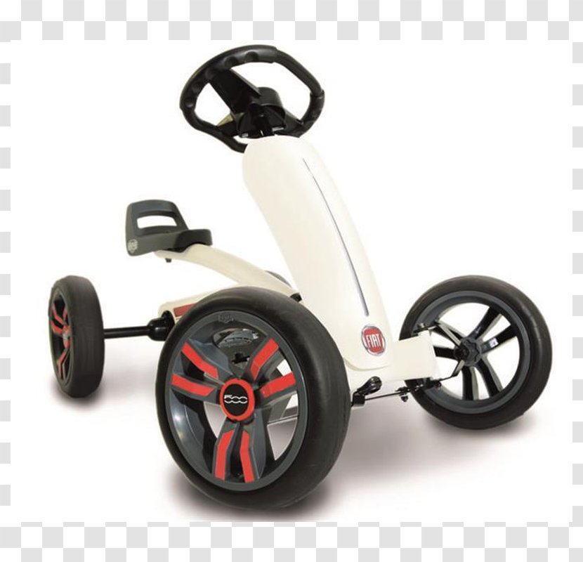 Fiat 500 Automobiles Pedal Quadracycle - Wheel Transparent PNG