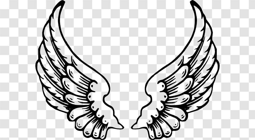 Angel Clip Art - Monochrome Photography - Angle Wing Transparent PNG